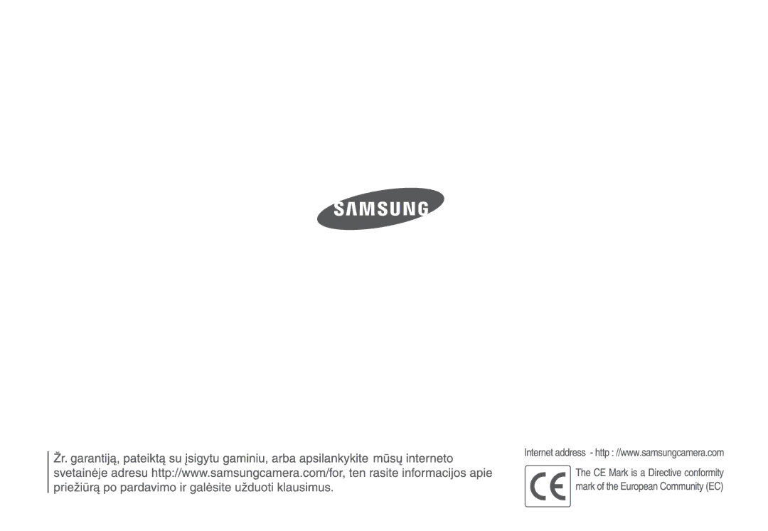 Samsung EC-L310WSBA/RU manual 