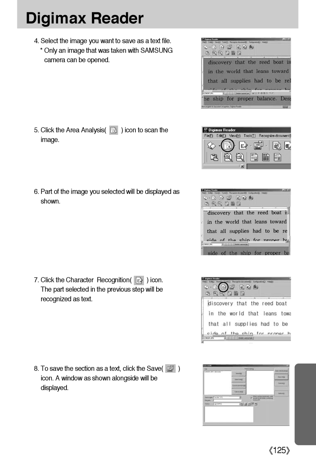 Samsung EC-L50ZZSBA/US, EC-L50ZZSBA/E1, EC-L50ZZBAA, EC-L50ZZBBA/US, EC-L50ZZRAA, EC-L50ZZRBA/US Recognized as text, Displayed 