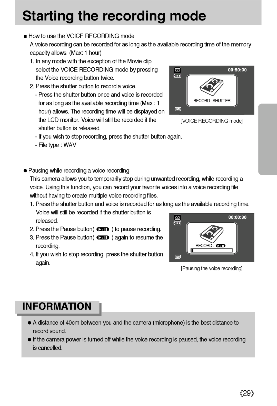 Samsung EC-L55WZEBA/E1, EC-L55WZSBA/E1, EC-L55WZSAA manual Information 