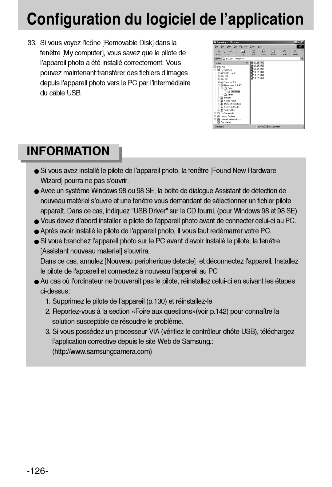 Samsung EC-L55WZSBA/E1 manual Information 