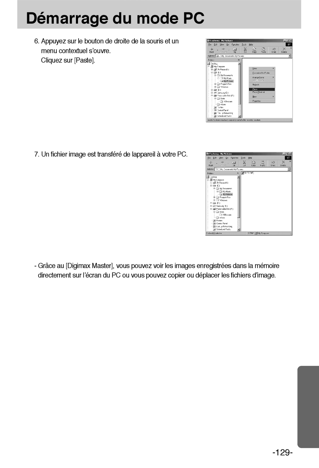 Samsung EC-L55WZSBA/E1 manual 129 