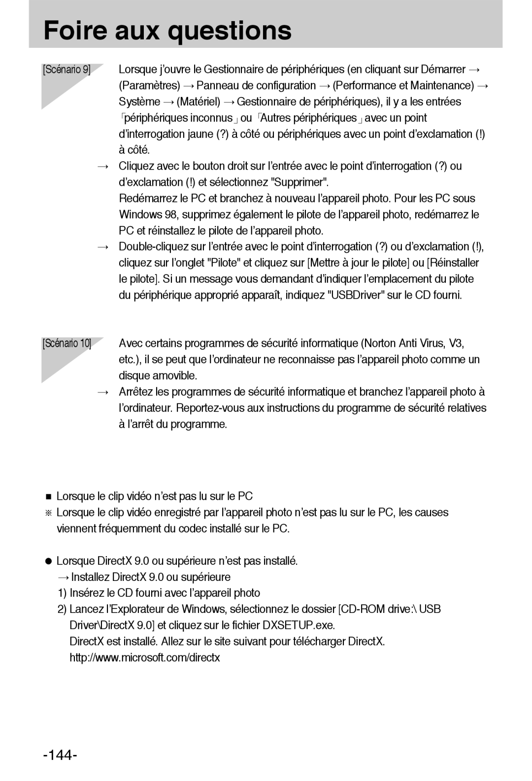 Samsung EC-L55WZSBA/E1 manual Système Matériel, Ou Autres périphériques avec un point, Côté 