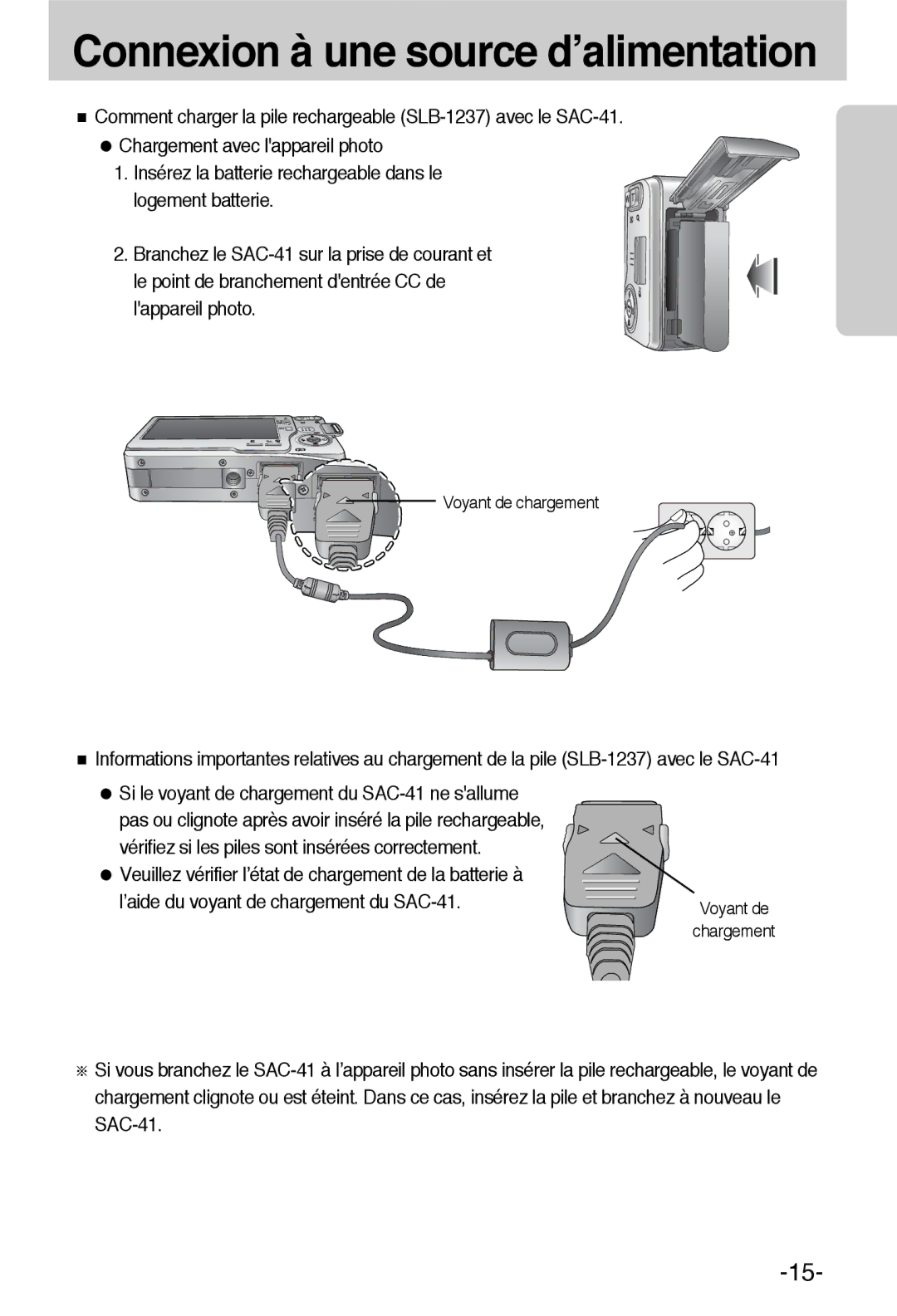 Samsung EC-L55WZSBA/E1 manual Lappareil photo 