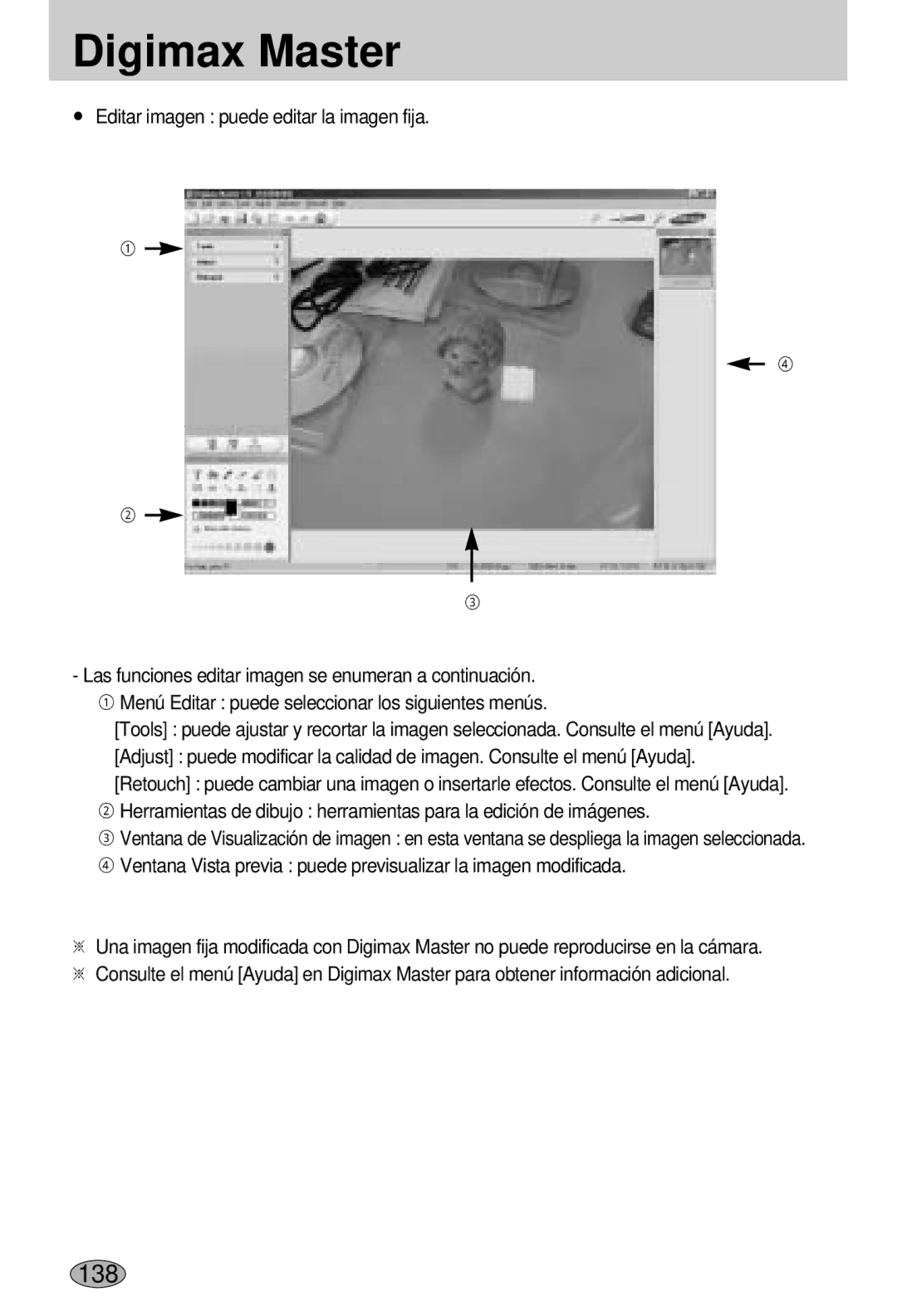 Samsung EC-L55WZSBA/E1 manual 138 