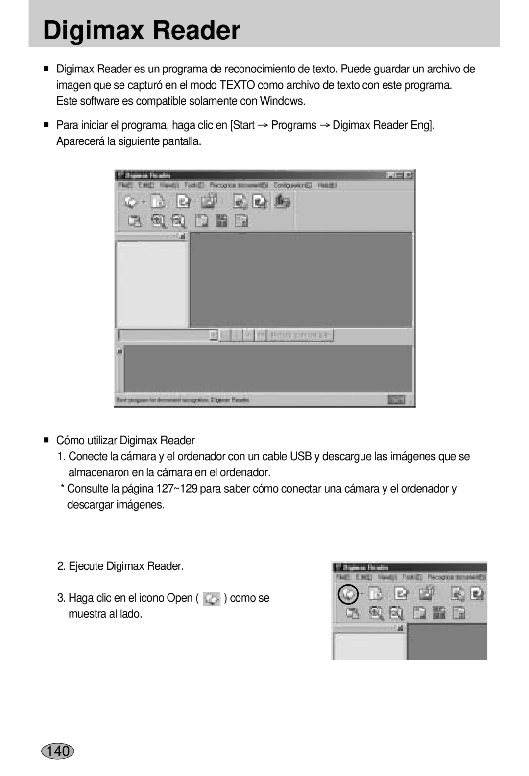 Samsung EC-L55WZSBA/E1 manual Digimax Reader 