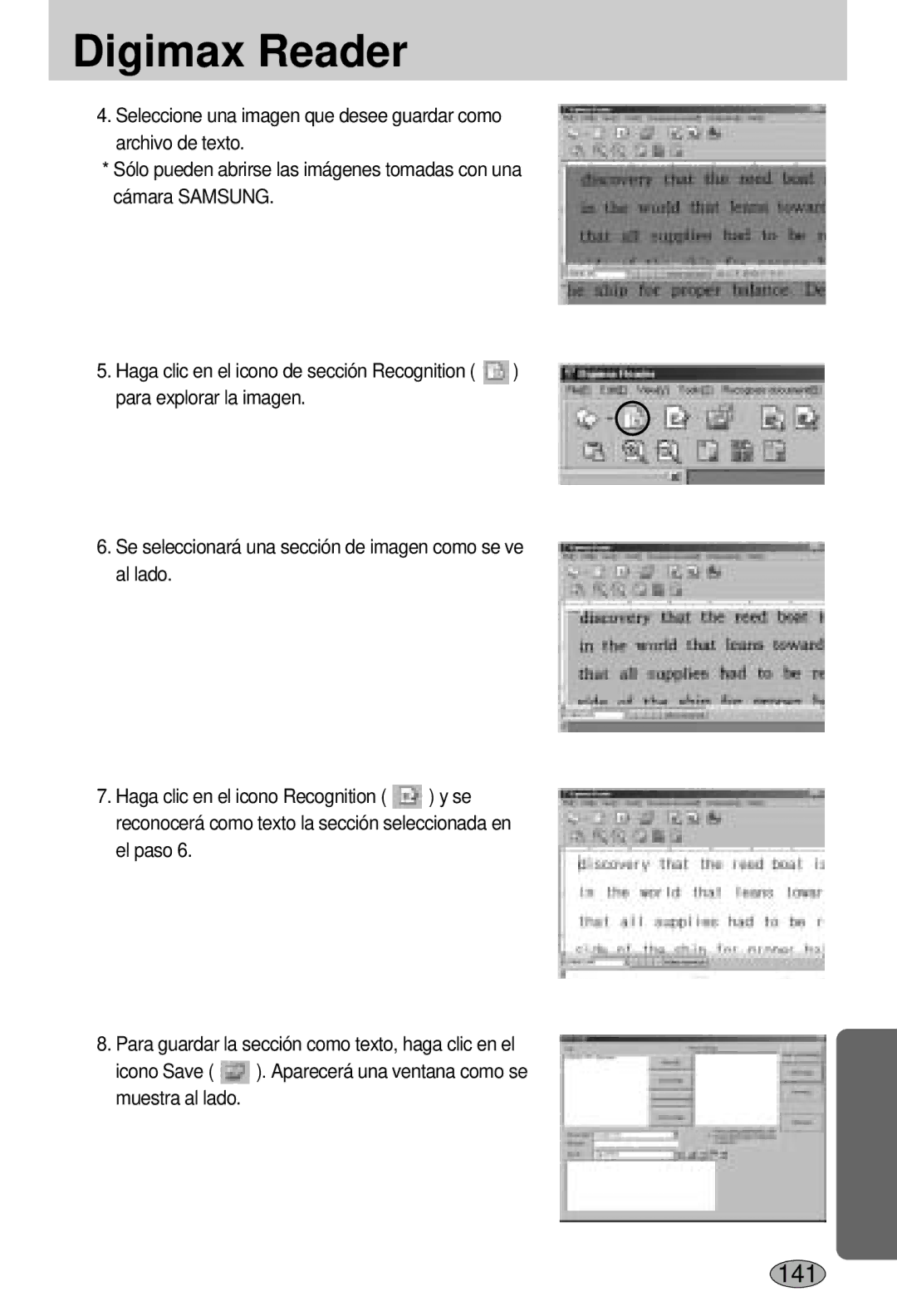 Samsung EC-L55WZSBA/E1 manual 141 