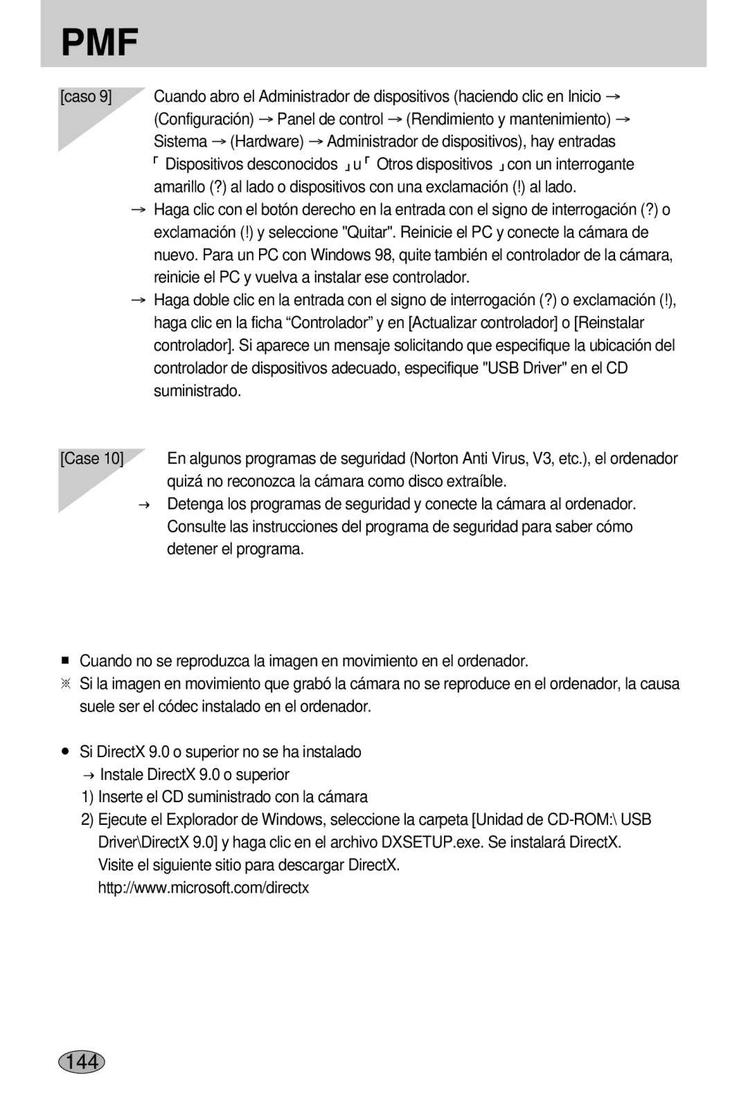 Samsung EC-L55WZSBA/E1 manual 144 