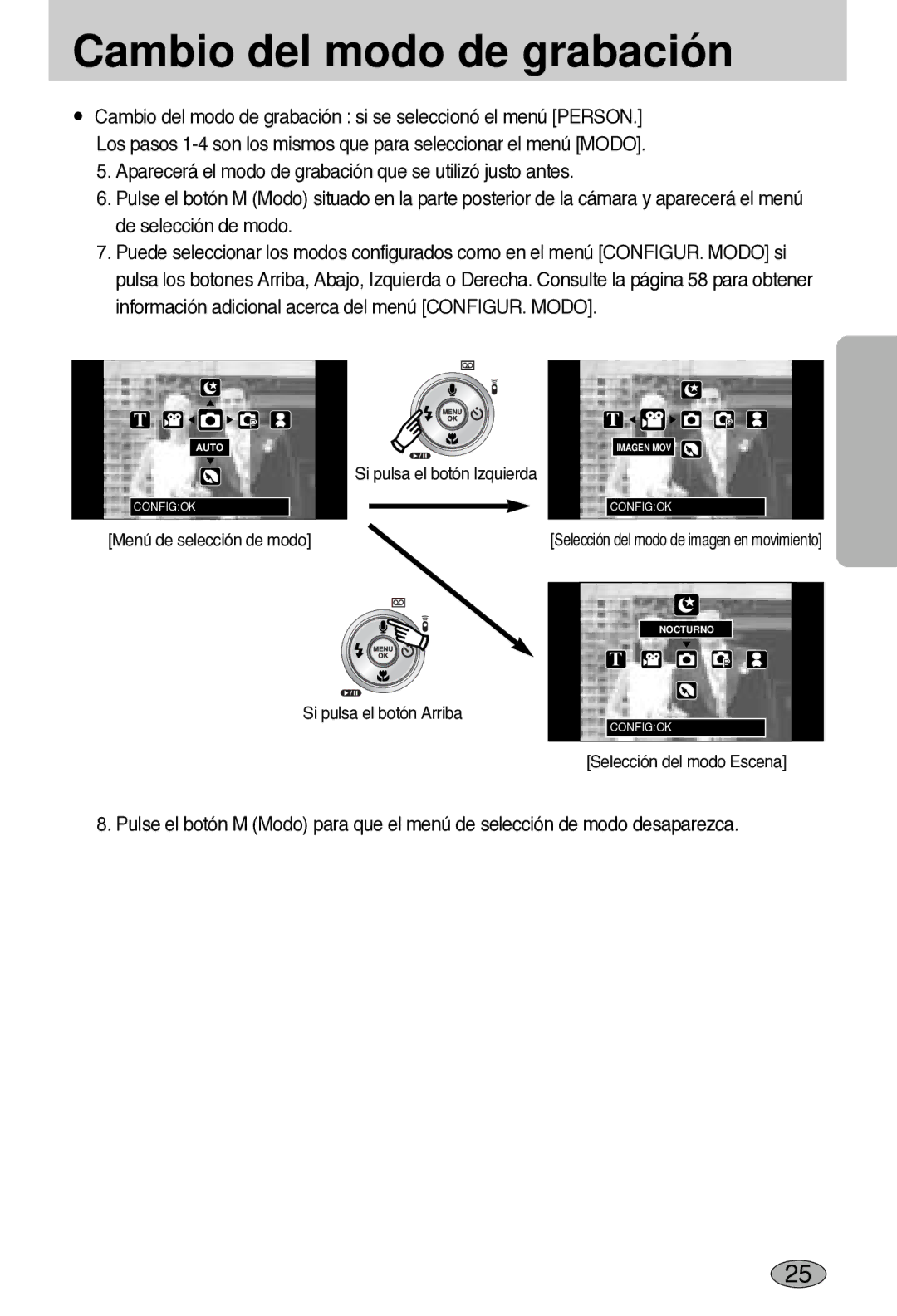 Samsung EC-L55WZSBA/E1 manual Configok 