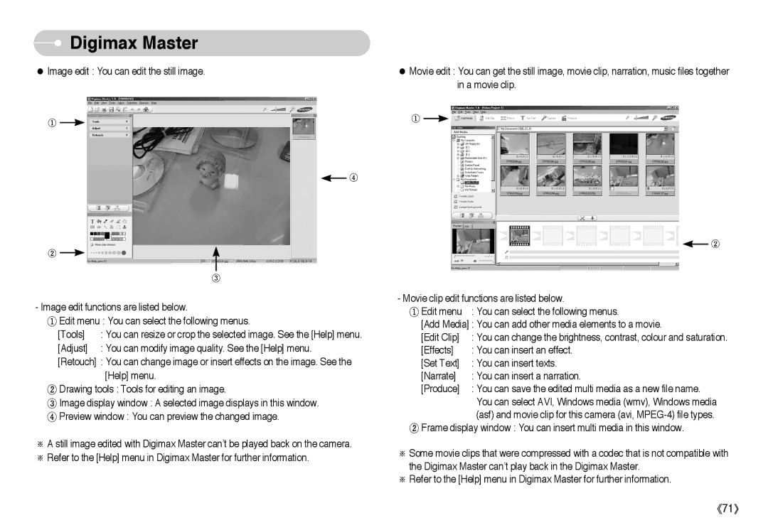 Samsung EC-L60ZZBBA/DE, EC-L60ZZSBA/FR, EC-L60ZZBAA, EC-L60ZZSBB/US, EC-L60ZZSBA/E1, EC-L60ZZBBA/US, EC-L60ZZSAA Digimax Master 