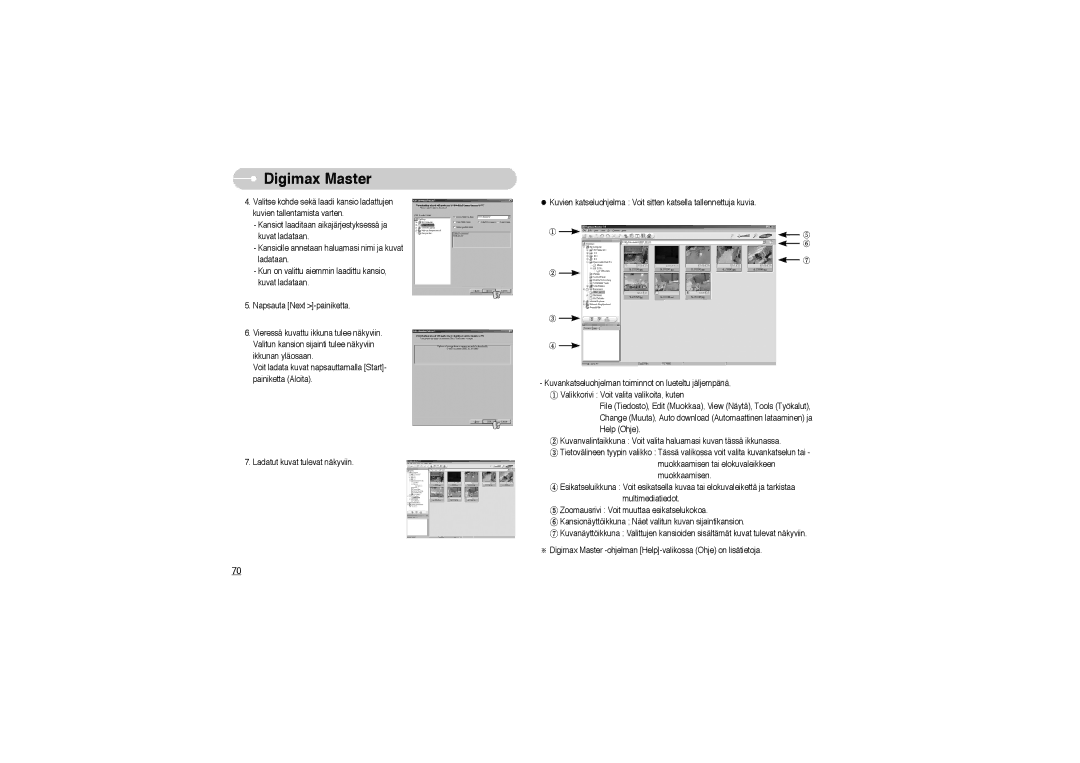 Samsung EC-L700ZBBA/DE, EC-L700ZSBA/DE, EC-L700ZBBA/FR, EC-L700ZBBA/E1, EC-L700ZSBA/FR, EC-L700ZSBA/E1 manual Digimax Master 