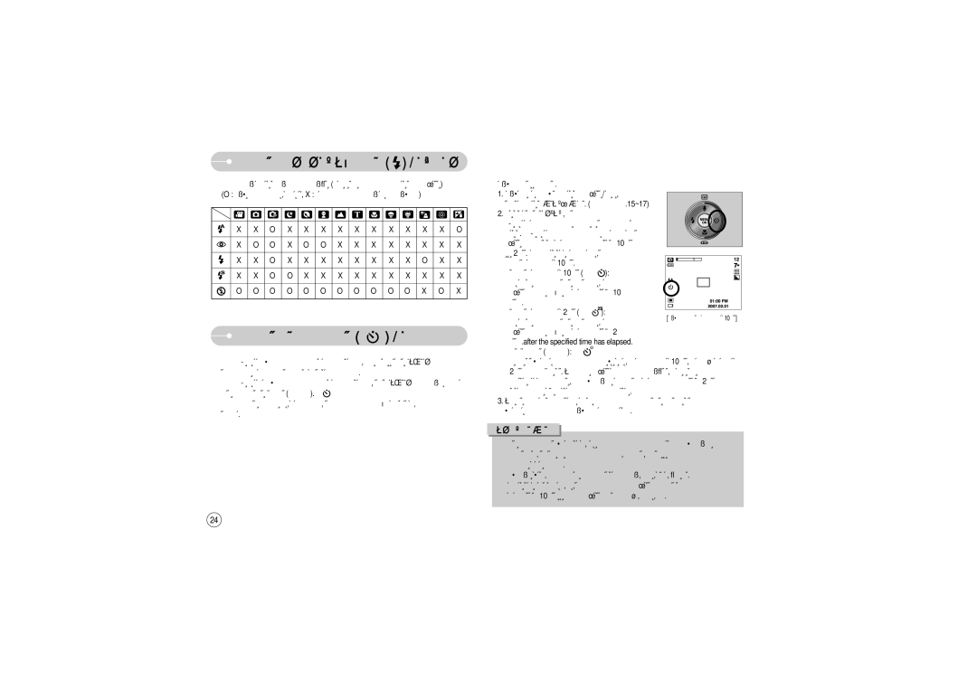 Samsung EC-L700ZSBA/RU manual Äìóôí‡ Ä‚Úóòôûòí / Çô‡‚Ó, ˚·Âëúâ Î˛·Óè Âêëï Ò˙Âïíë/Á‡Ôëòë, ÒÂÍÛÌ‰ ‚ÚÓÒÔÛÒÍ ˜ÂÂÁ 2 ÒÂÍ 