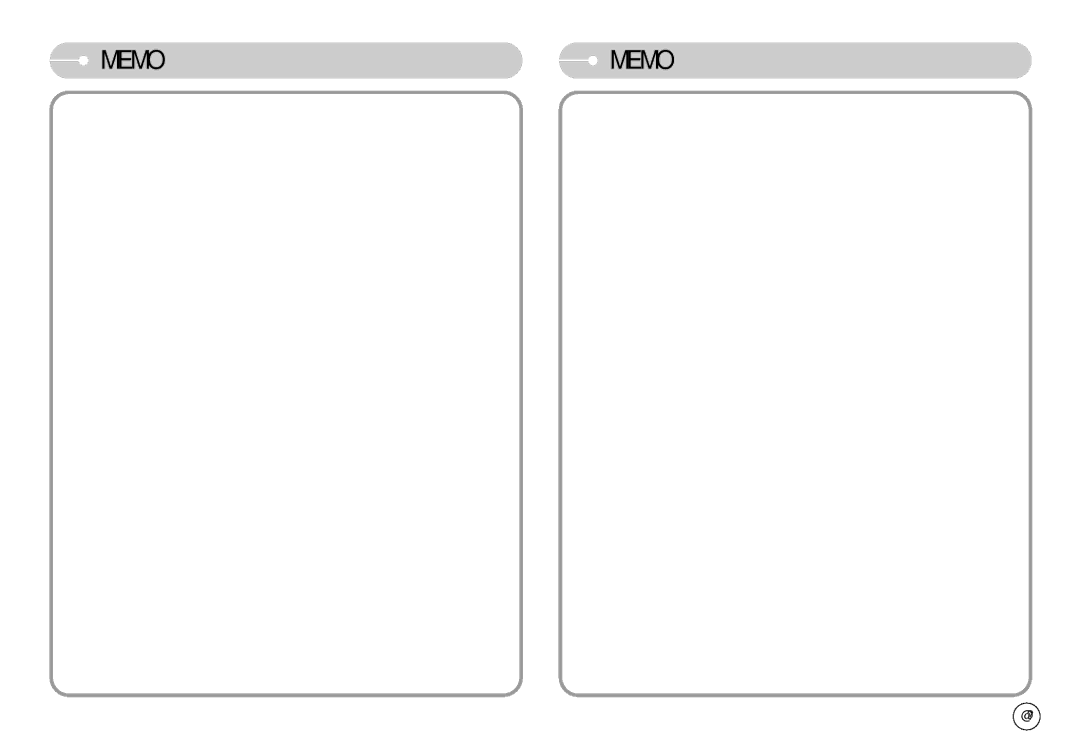 Samsung EC-L70ZZBBC/E1, EC-L70ZZBBA/E1, EC-X70ZZSAA, EC-X70ZZBAA, DIGIMAX-L70B, DIGIMAX-L70SMP manual Memo 