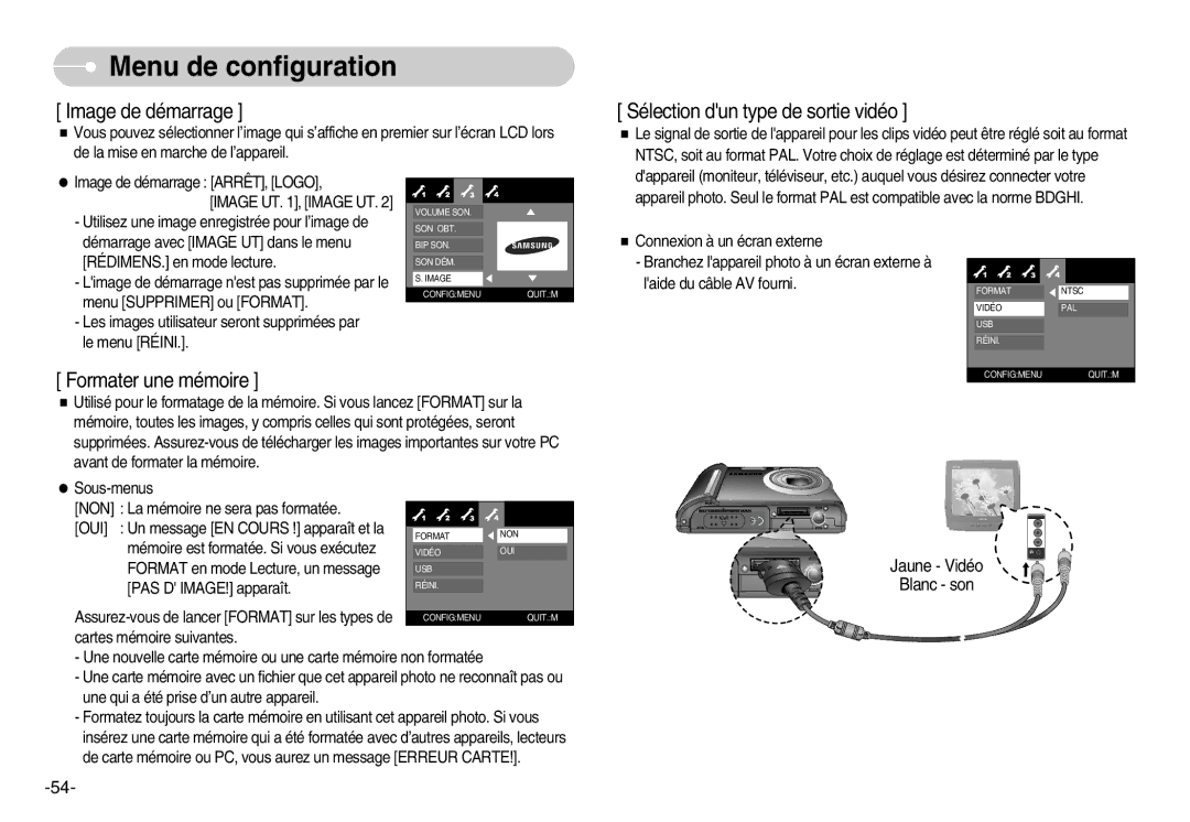 Samsung EC-L70ZZBBA/DE, EC-L70ZZSBA/FR, EC-L70ZZSBB/E1, EC-L70ZZBBA/FR manual Image de démarrage 