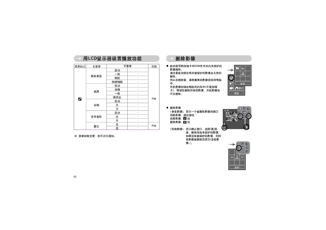 Samsung EC-L70ZZBBA/E1, EC-L70ZZSBB/E1, EC-L70ZZBBA/DE manual P48 