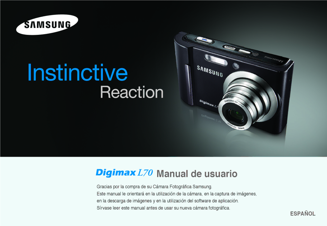 Samsung EC-L70ZZBBA/DE, EC-L70ZZSBB/E1 manual Manual de usuario 