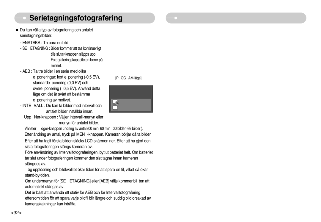 Samsung EC-L70ZZBBA/DE, EC-L70ZZSBB/E1 manual Serietagningsfotografering Skärpa, Din dator Bildens konturer skärps upp 