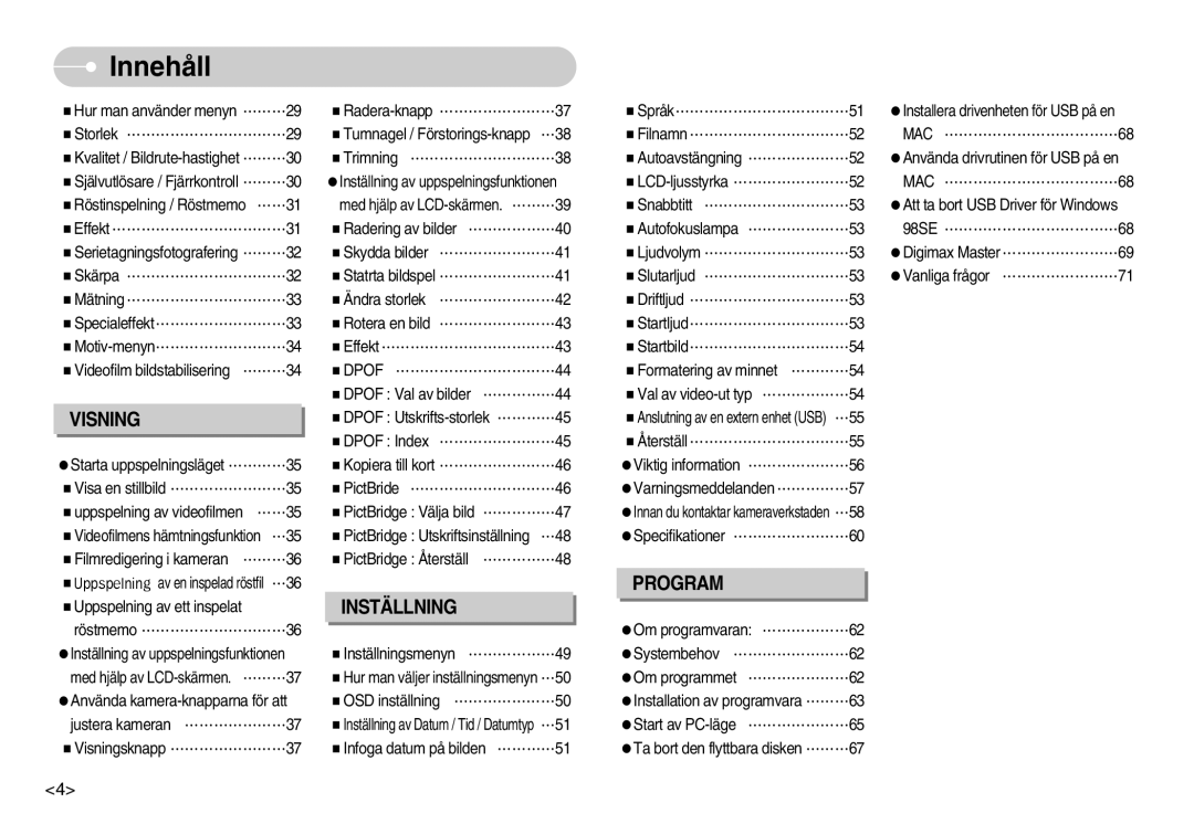 Samsung EC-L70ZZBBA/DE, EC-L70ZZSBB/E1 manual Mac, Dpof 