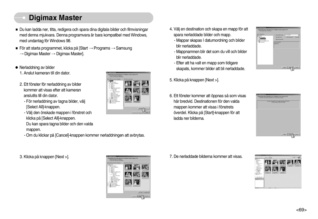 Samsung EC-L70ZZSBB/E1, EC-L70ZZBBA/DE manual Digimax Master 