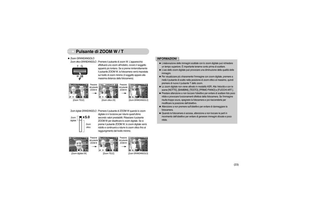 Samsung EC-L73ZZSBA/DE, EC-L73ZZBBA/E1, EC-L73ZZBBA/DE, EC-L73ZZSBA/E1, STW-L73S, STW-L73B, EC-L73ZZBBB/E1 manual Immagini 