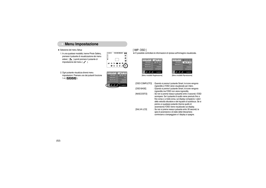 Samsung STW-L73B, EC-L73ZZSBA/DE, EC-L73ZZBBA/E1, EC-L73ZZBBA/DE, EC-L73ZZSBA/E1, STW-L73S, EC-L73ZZBBB/E1 Imp. Osd, Nascosto 