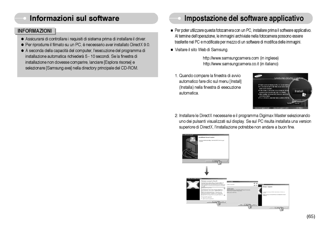 Samsung EC-L73ZZBBA/DE, EC-L73ZZSBA/DE, EC-L73ZZBBA/E1, EC-L73ZZSBA/E1, STW-L73S manual Impostazione del software applicativo 