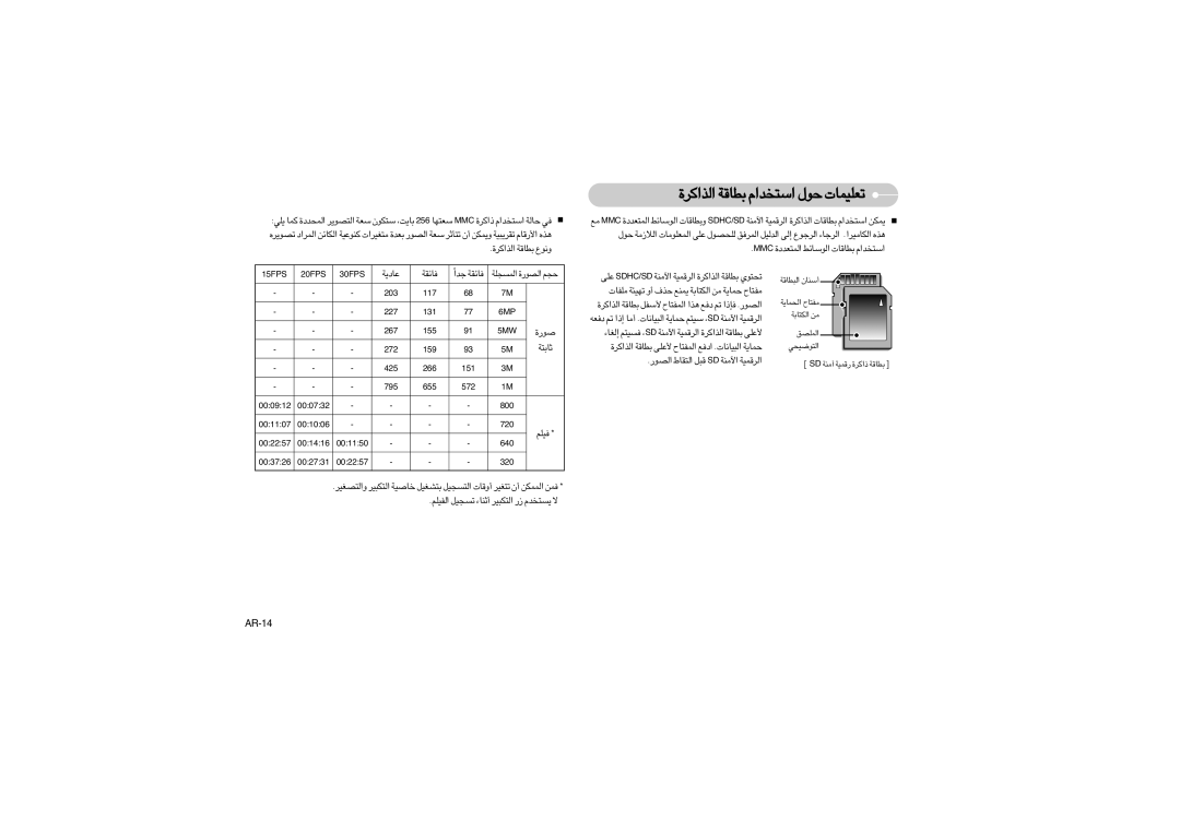 Samsung EC-L73ZZBBA/RU, EC-L73ZZSBA/DE, EC-L73ZZSBA/FR, EC-L73ZZBBB/FR, EC-L73ZZBBA/FR, EC-L73ZZSAA «∞J∑UW ±s, «∞∑uOw, AR-14 