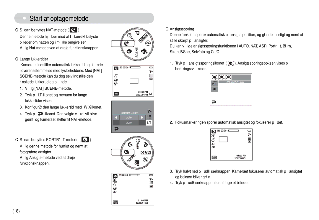 Samsung EC-L74WZBBA/DE, EC-L74WZSBA/DE, EC-L74WZBBA/DK, EC-L74WZBBB/E2, EC-L74WZSBC/E2 manual Sådan benyttes NAT-metode 