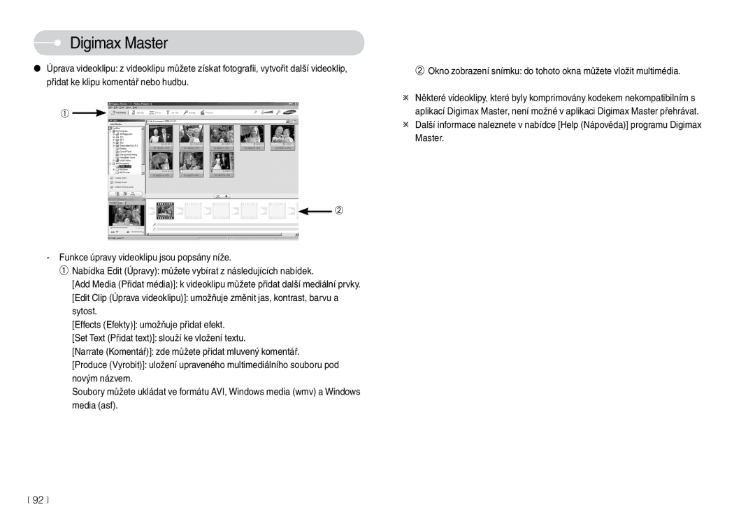 Samsung EC-L74WZBBC/DE, EC-L74WZSBA/DE manual Digimax Master 