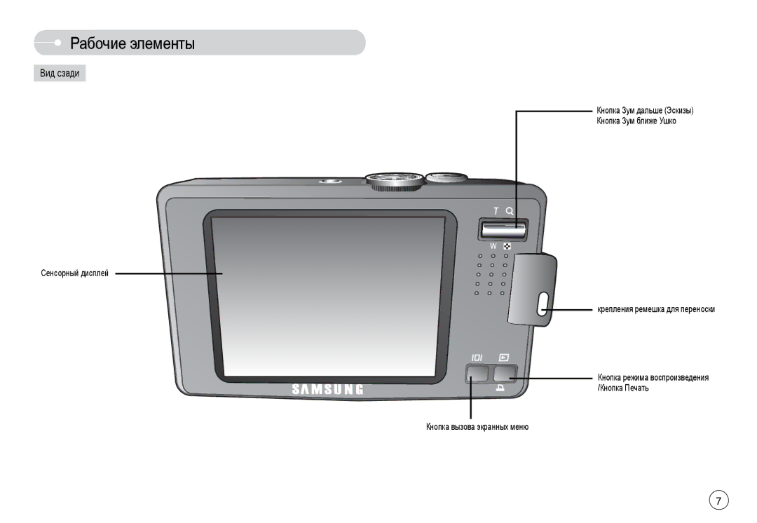 Samsung EC-L74WZBBB/FR, EC-L74WZSBA/FR, EC-L74WZSBA/DE, EC-L74WZSBA/E3, EC-L74WZSBA/E1, EC-L74WZBBA/DE, STC-L74WB Вид сзади 