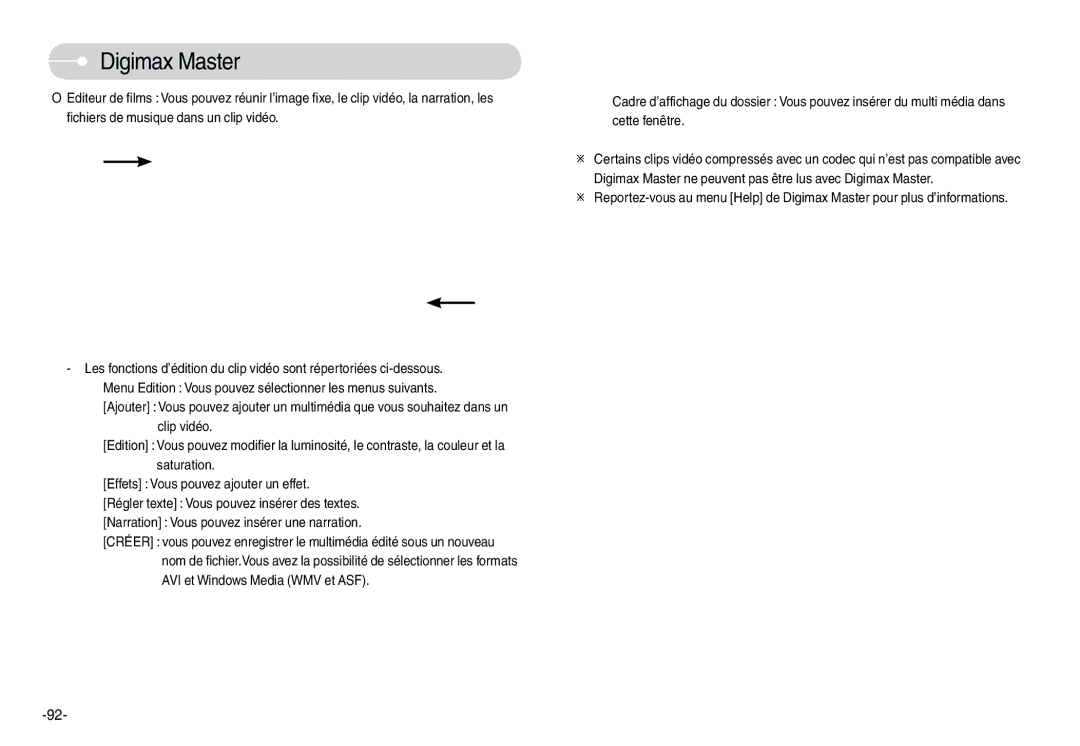 Samsung EC-L74WZSBA/E1, EC-L74WZSBA/FR, EC-L74WZSBA/DE, EC-L74WZSBA/E3, EC-L74WZBBA/DE, EC-L74WZBBA/E1 manual Digimax Master 