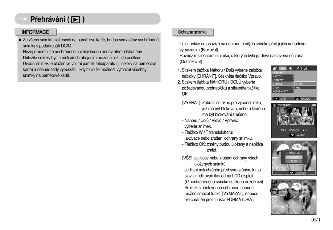 Samsung EC-L77ZZBBA/DE manual 〔67〕 