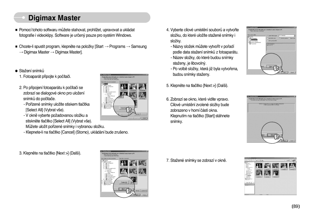 Samsung EC-L77ZZBBA/DE manual Digimax Master 