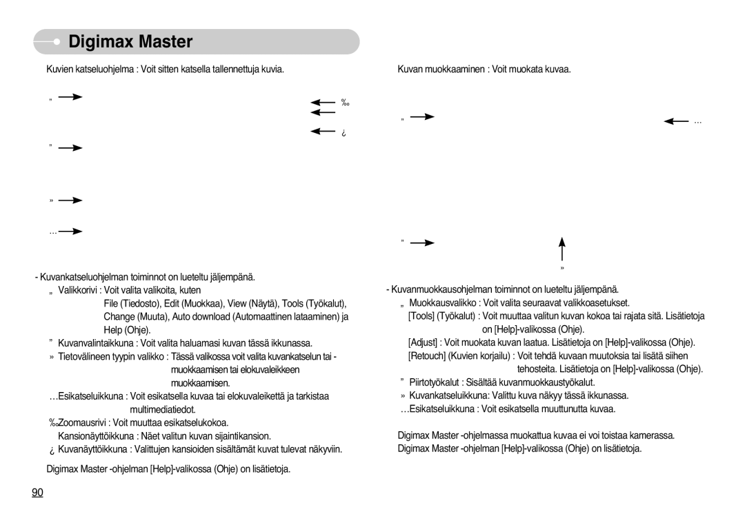 Samsung EC-L77ZZBBA/DE, EC-L77ZZBBA/E1 manual Digimax Master 