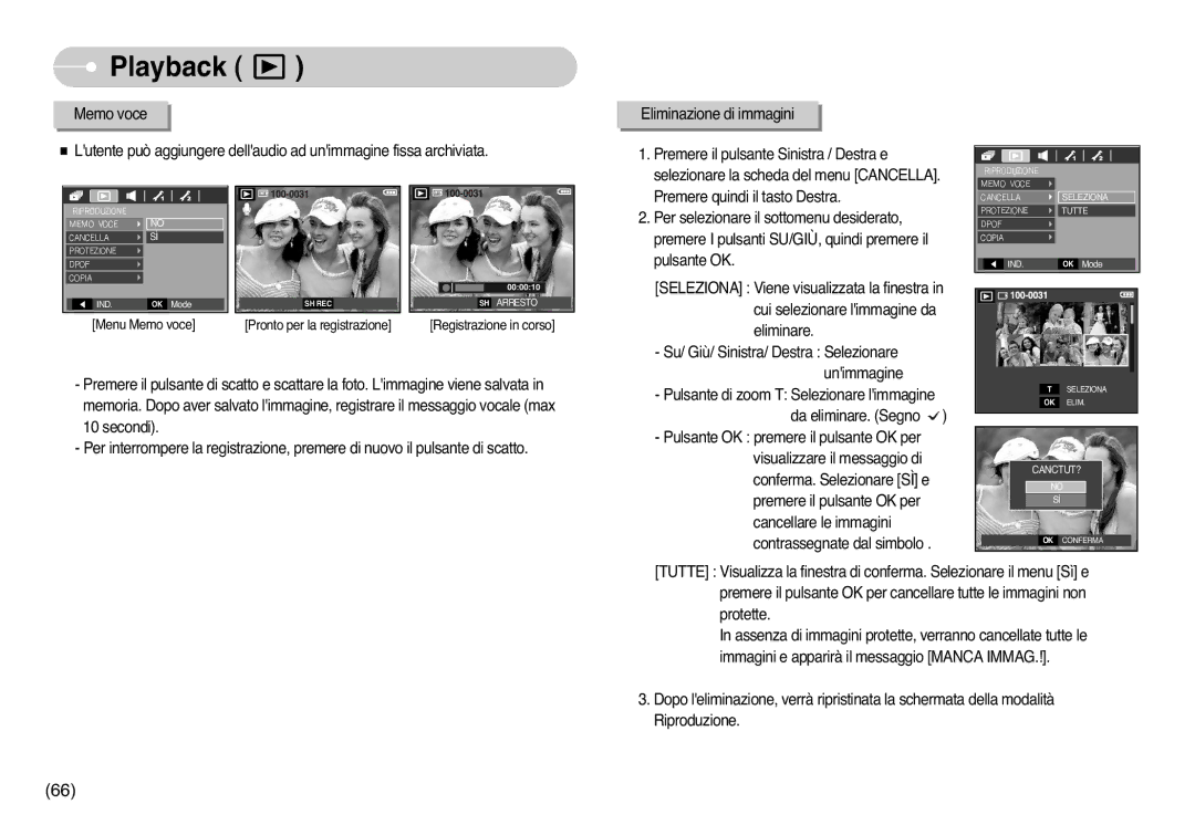 Samsung EC-L77ZZBBA/DE, EC-L77ZZBBE/E1, STC-L77B manual Playback, Cui selezionare limmagine da 