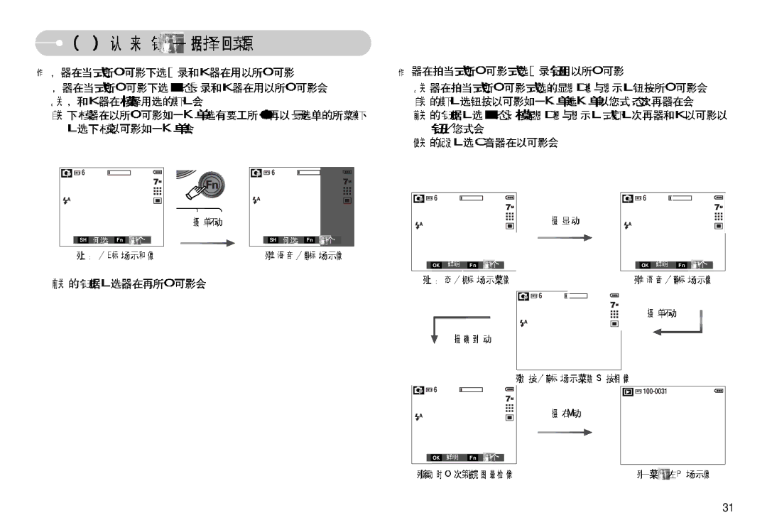 Samsung EC-L77ZZBBA/DE, EC-L77ZZBBE/E1, EC-L77ZZBBA/E1 manual 100-0031 