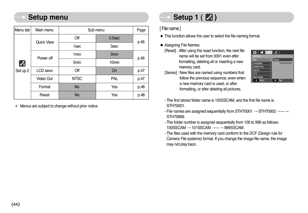 Samsung EC-L77ZZBBA/DE, EC-L77ZZBBE/E1, EC-L77ZZBBA/FR, EC-L77ZZBBA/E1, STC-L77B, EC-L77ZZBBA/RU, EC-L77ZZBAA Setup, File name 