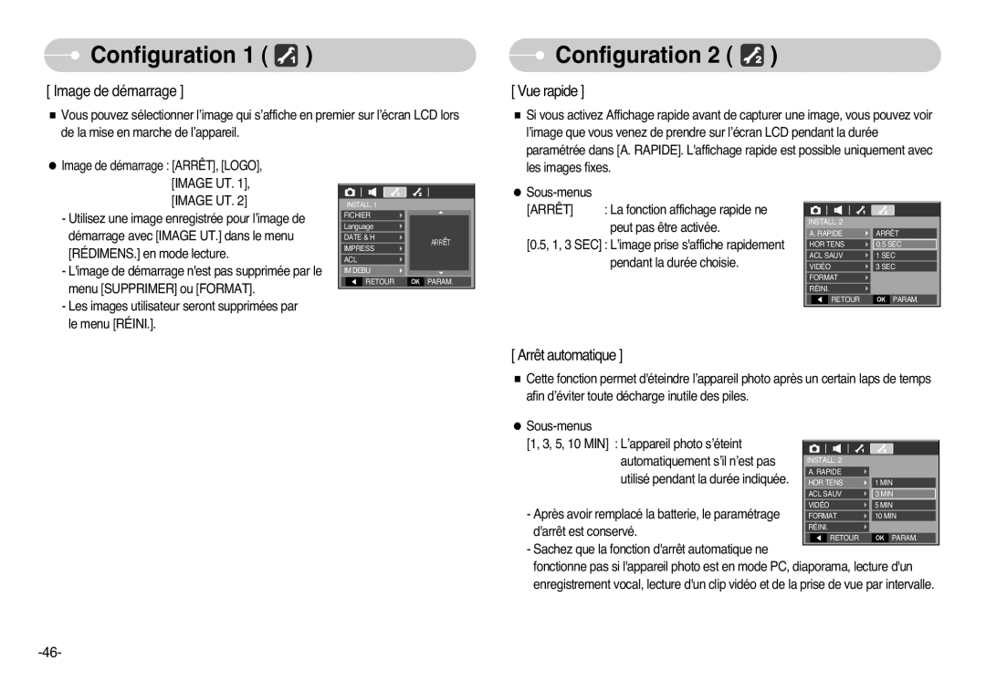 Samsung EC-L77ZZBBA/DE, EC-L77ZZBBE/E1, EC-L77ZZBBA/FR, EC-L77ZZBBA/E1 manual Image de démarrage 