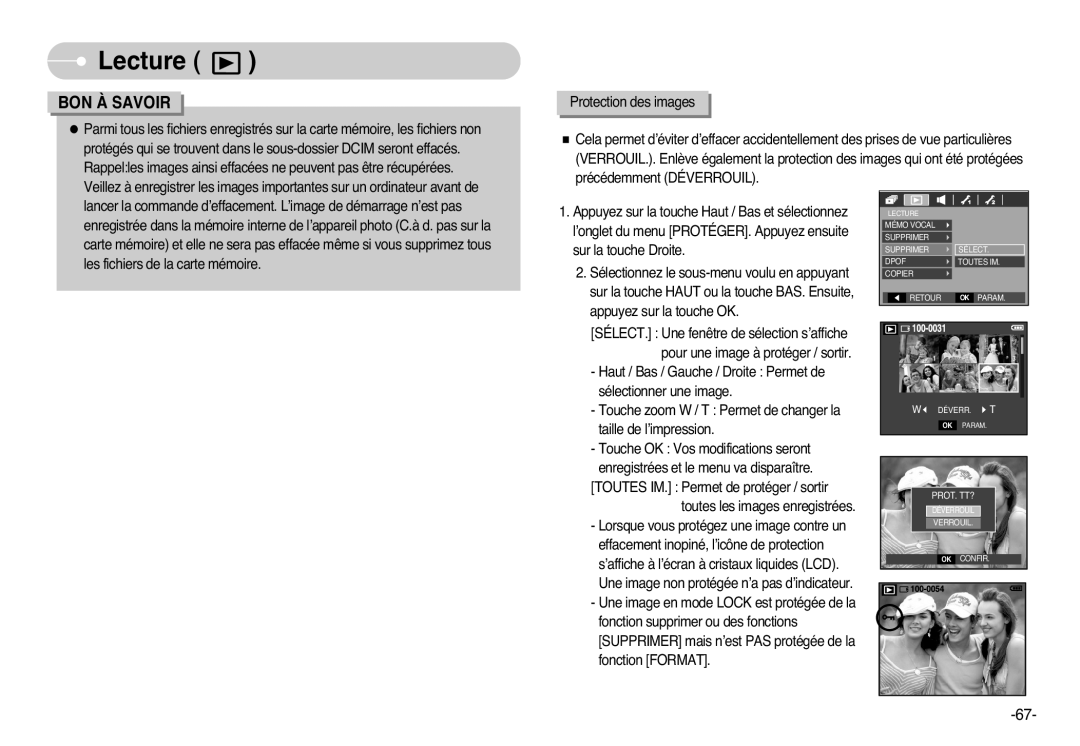 Samsung EC-L77ZZBBE/E1, EC-L77ZZBBA/FR, EC-L77ZZBBA/E1, EC-L77ZZBBA/DE manual Touche zoom W / T Permet de changer la 