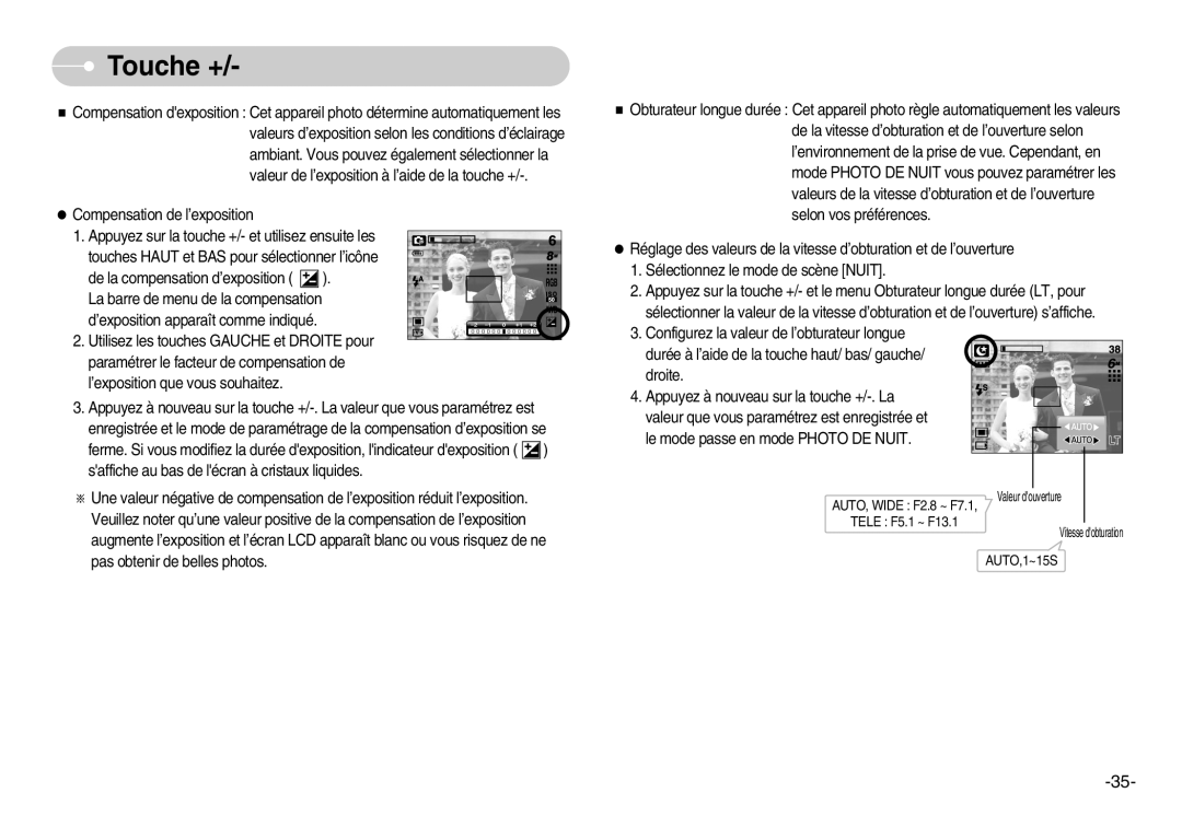 Samsung EC-L80ZZBBA/FR manual Pas obtenir de belles photos 