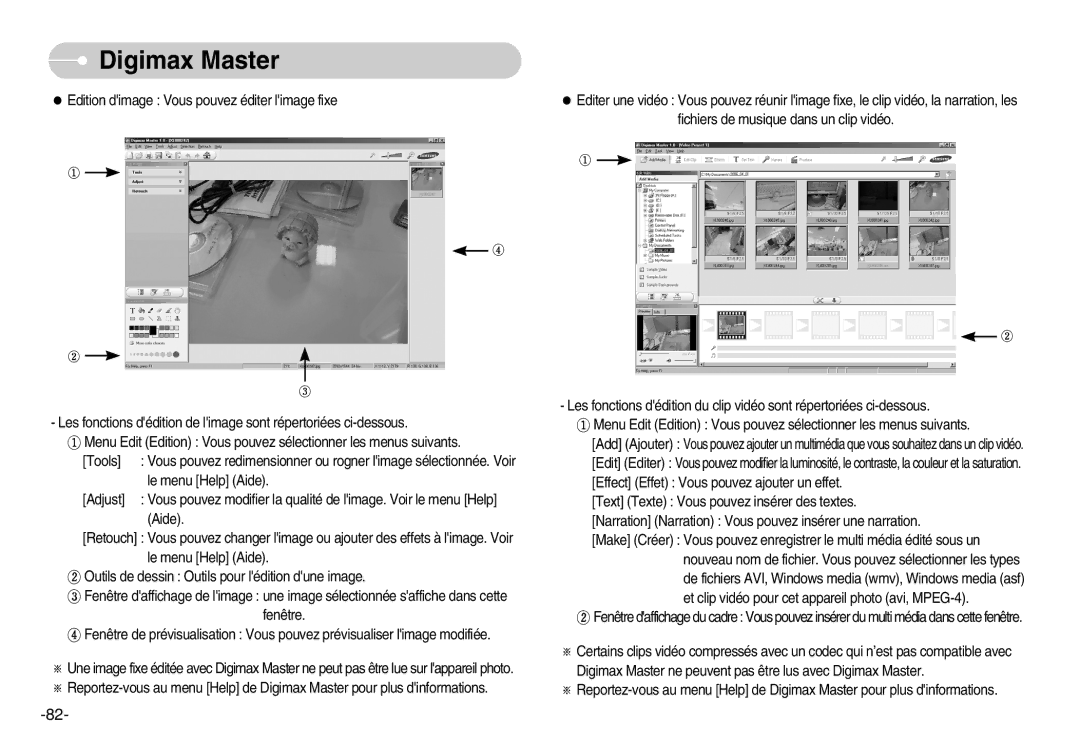 Samsung EC-L80ZZBBA/FR manual Digimax Master 