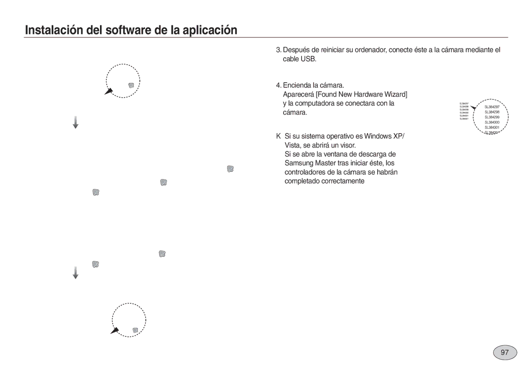 Samsung EC-L730ZSDA/E3, EC-L830ZBBA/E1, EC-L830ZRBA/E1, EC-L830ZBDA/E3 manual Instalación del software de la aplicación 