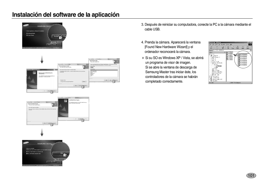 Samsung EC-L83ZZSBC/E1, EC-L83ZZSDA/E3, EC-L83ZZSBB/E1, EC-L83ZZRBA/E1, EC-L83ZZBDA/E3, EC-L83ZZBBB/E1, EC-L83ZZRBB/E1 manual 101 