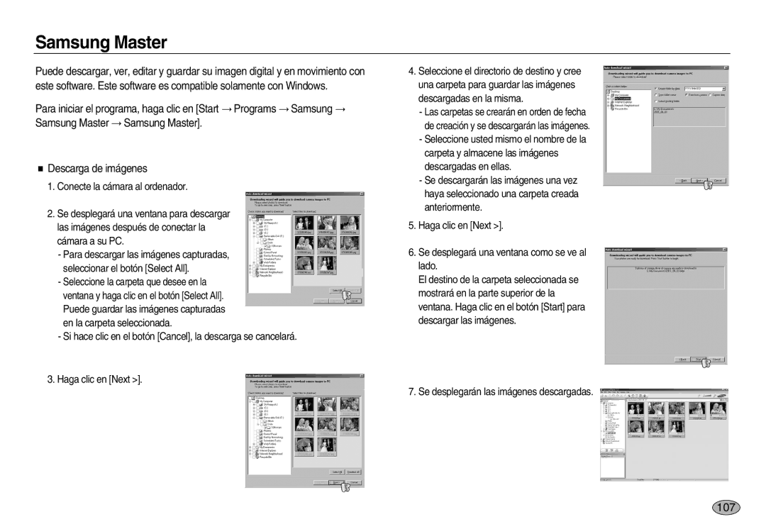 Samsung EC-L83ZZBBB/E1, EC-L83ZZSDA/E3, EC-L83ZZSBB/E1, EC-L83ZZRBA/E1, EC-L83ZZBDA/E3, EC-L83ZZRBB/E1 manual Samsung Master 