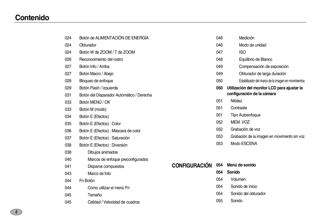 Samsung EC-L83ZZRBB/E1, EC-L83ZZSDA/E3, EC-L83ZZSBB/E1, EC-L83ZZRBA/E1, EC-L83ZZBDA/E3, EC-L83ZZBBB/E1, EC-L83ZZSDA/E1 manual Iso 