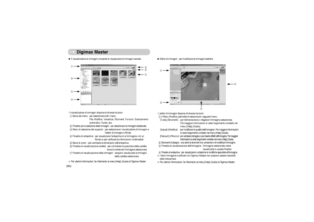 Samsung EC-L85ZZBBB/SP manual Digimax Master 