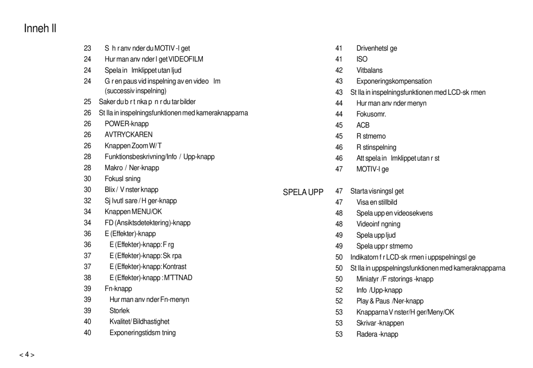 Samsung EC-M100ZSBB/E2, EC-M100ZSDB/E3 manual Röstmemo, Starta visningsläget 