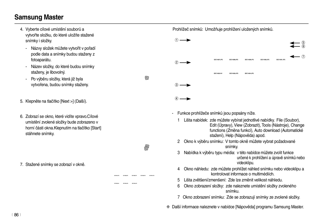 Samsung EC-M100ZSDB/E3 manual Samsung Master 