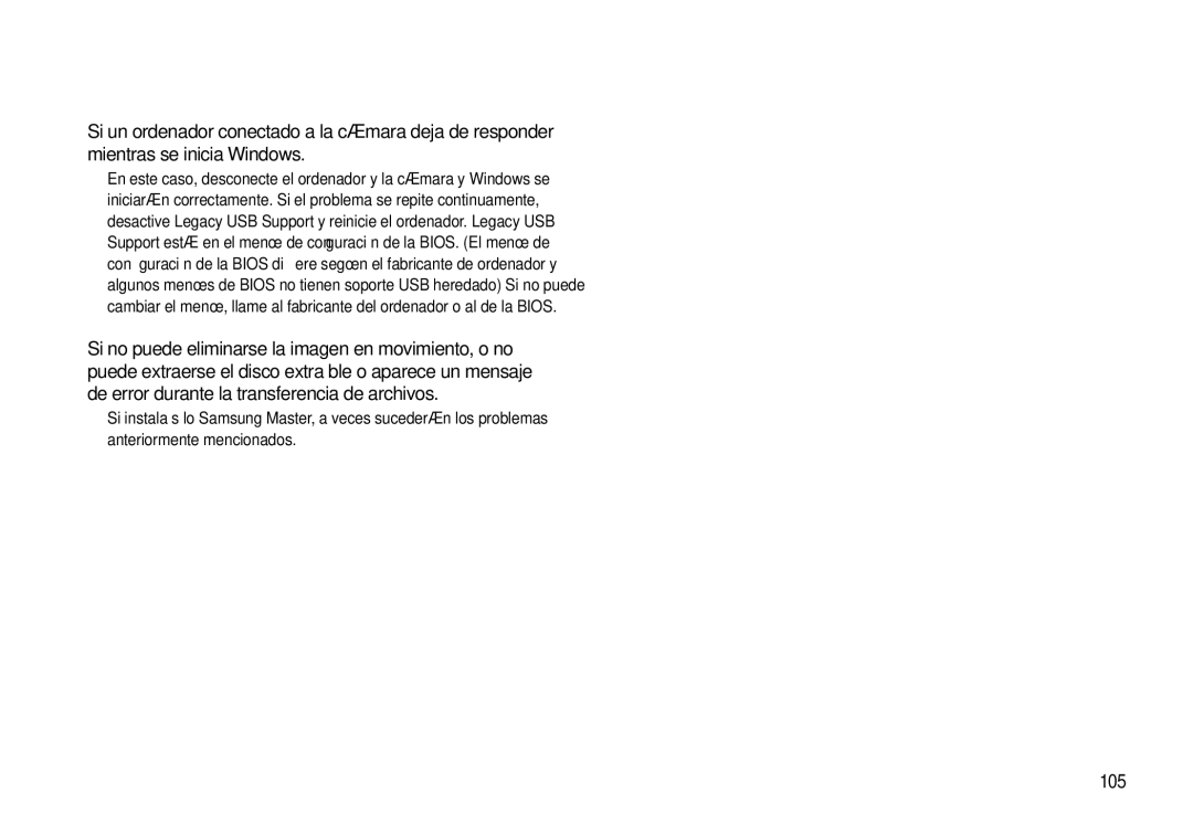 Samsung EC-M310WSBA/ES, EC-M310WNBA/ES, EC-M310WABA/ES manual Eliminación correcta de este producto, 105 