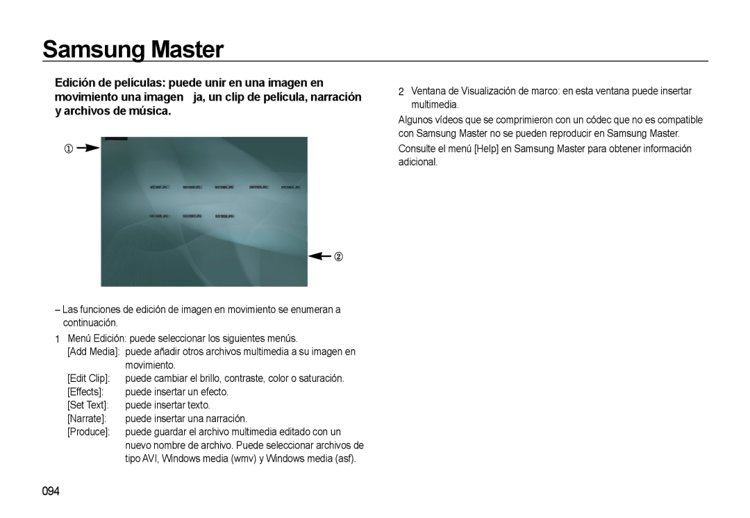 Samsung EC-M310WABA/ES, EC-M310WNBA/ES, EC-M310WSBA/ES manual 094 