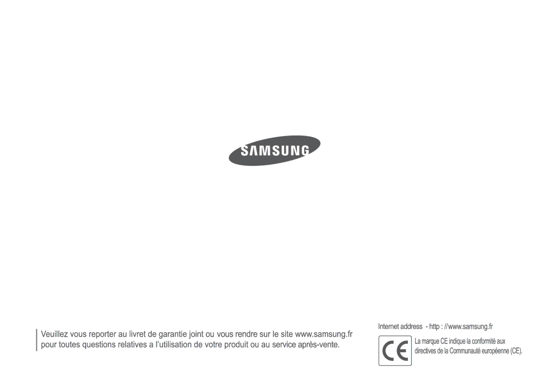 Samsung EC-M310WABA/FR, EC-M310WNBA/FR, EC-M310WSBA/FR manual 